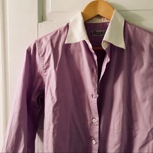 Vintage petite Charvet button down.